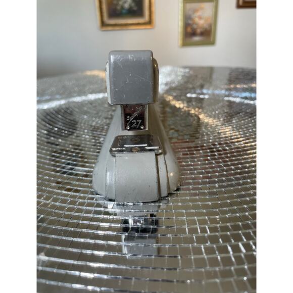 Vintage Swingline Stapler Gray 747 Mid Century Modern USA 8 in - Picture 2 of 9